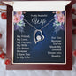 Forever Love Necklace For My Wife with On Demand Message Card