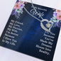Forever Love Necklace For My Wife with On Demand Message Card